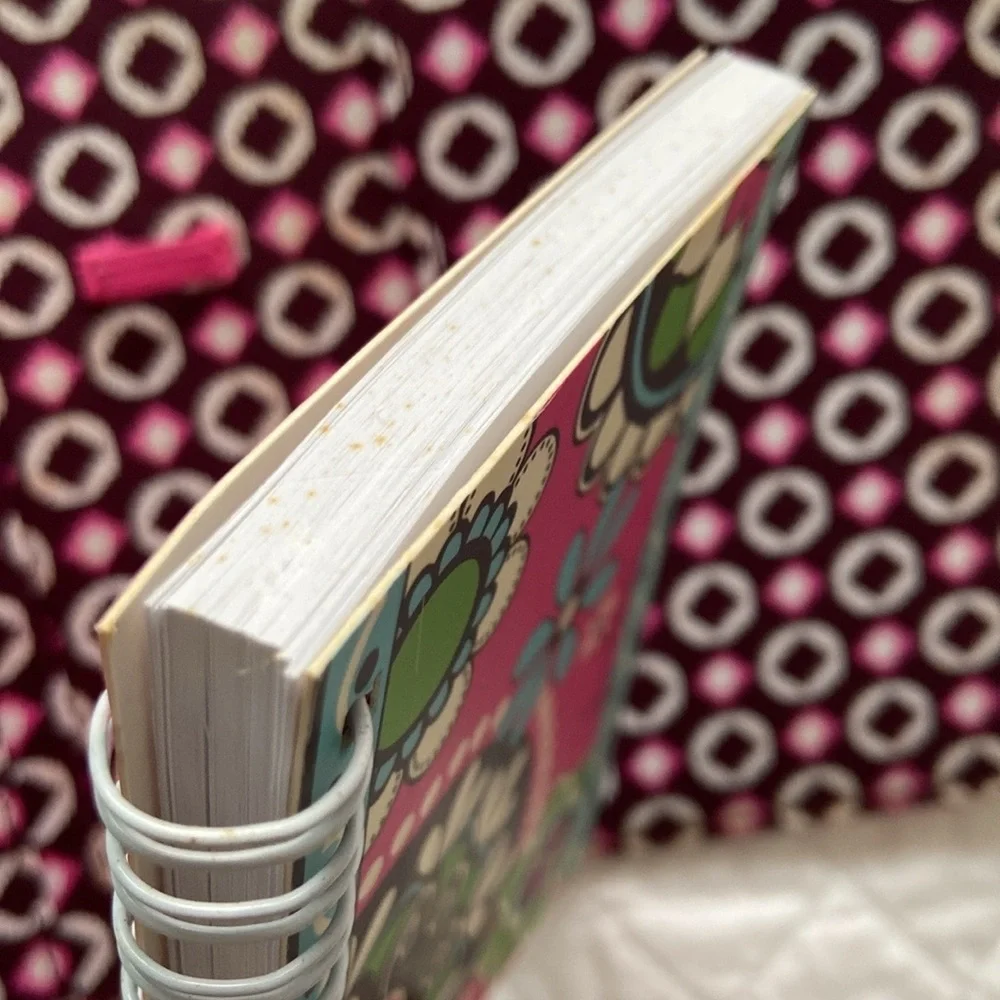 Vera Bradley Cupcake Pink Office Campus Notepad Agenda Planner With New Gel Pen